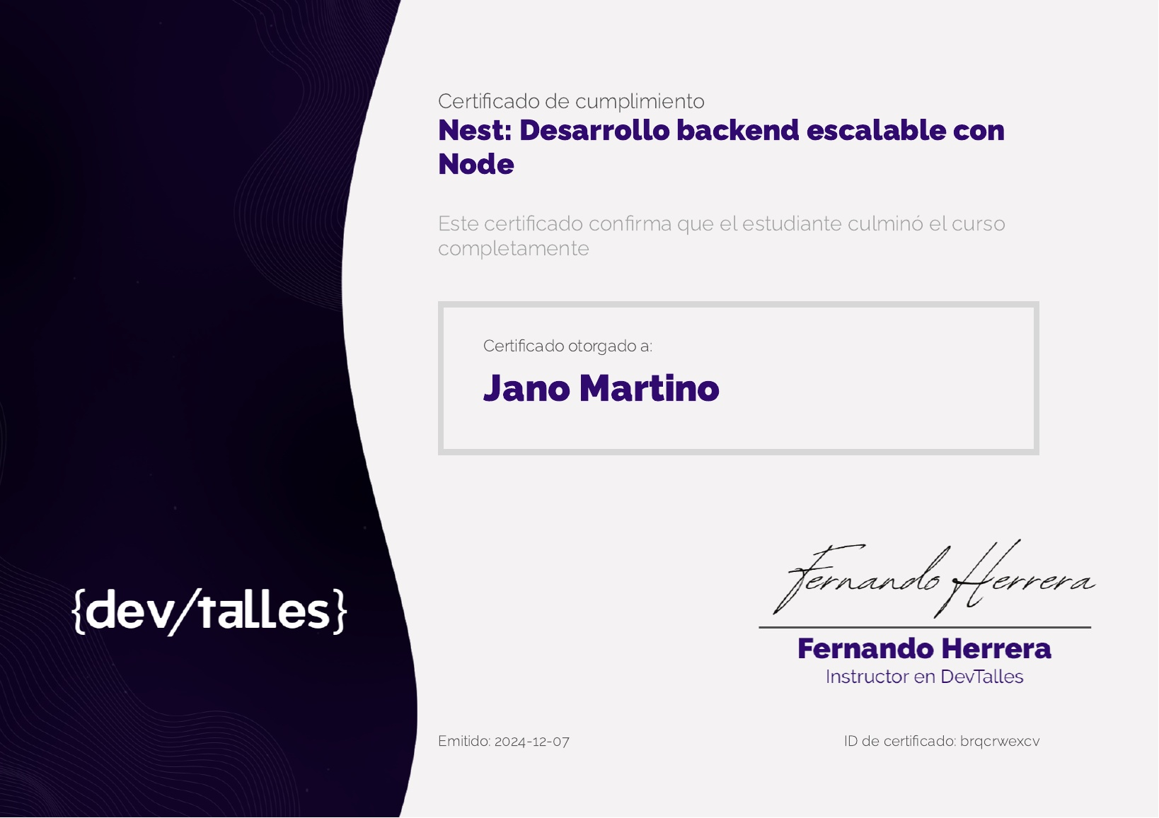 certified